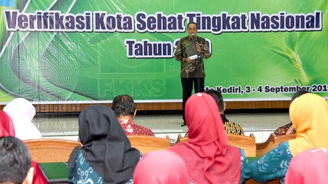 Kemenkes RI Verifikasi Kota Sehat Kelurahan Dandangan