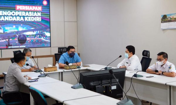 Mas Dhito Dorong PDAM Dapat Berikan Layanan Air Bersih Bandara Kediri