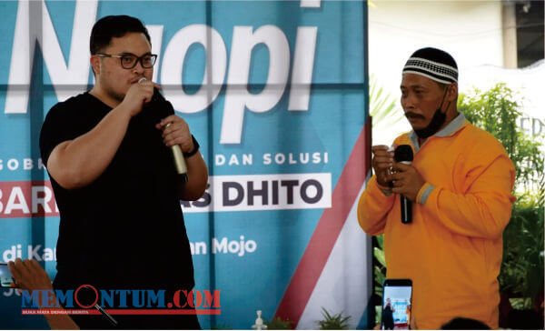 Gelar Program Jumat Ngopi Bupati Kediri, Mas Dhito Terima Seduhan Jamu dan Keluhan Legalitas