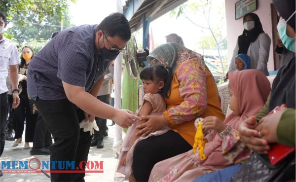 Sukseskan Bulan Imunisasi Anak Nasional Kabupaten Kediri, Mas Dhito Minta 83.519 Disasar Imunisasi