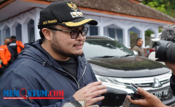 Mas Dhito Pastikan Jalur Dholo KOM Challenge 2023 Kediri Mulus